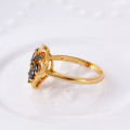 11433 Wholesale Charms Xuping Fashion Woman 18K Gold -Plated Heart Flower Ring